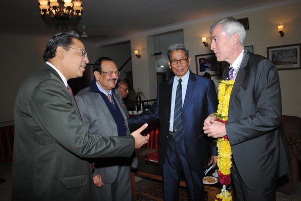 Mr. Pankaj Saran, Vice President, EMPI Interacting with to Mr. David Agnew, President Seneca College, Canada
