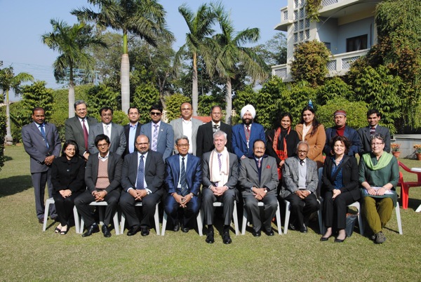 Mr. David Agnew, President, Seneca College, Canada and Gurnam Saran, President EMPI with Dignitaries and Faculty members of EMPI