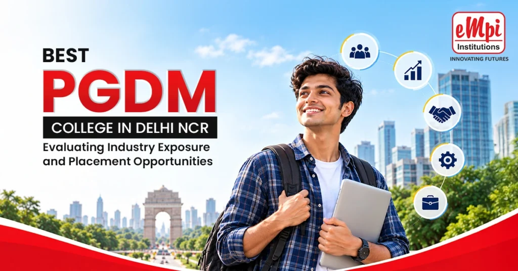 Best PGDM College in Delhi NCR: Evaluating Industry Exposure and Placement Opportunities